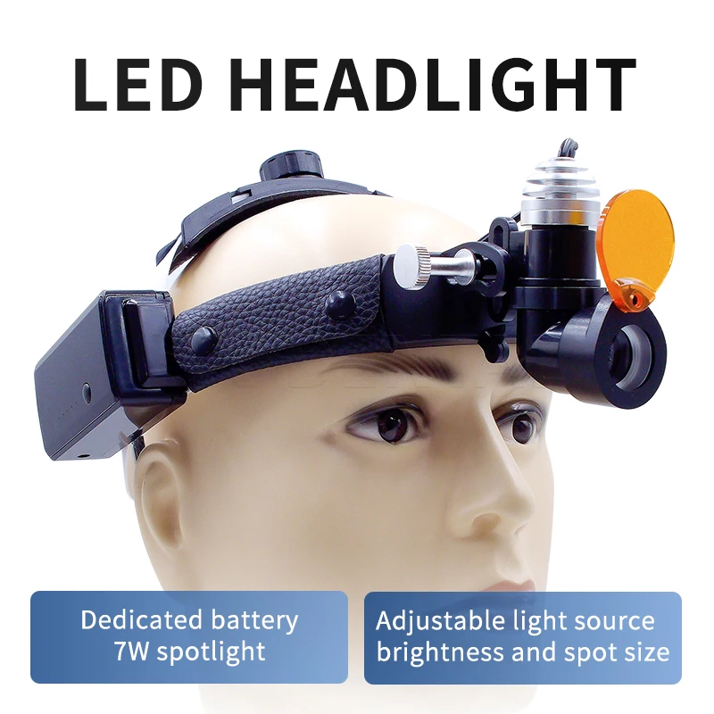 7W Dental Surgical LED Headlig - đánh giá và giá Led Medical Headlight