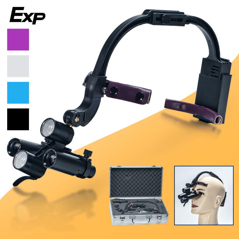 Dental 2.5X 3.5X Loupe Magnifi - đánh giá và giá Led Medical Headlight