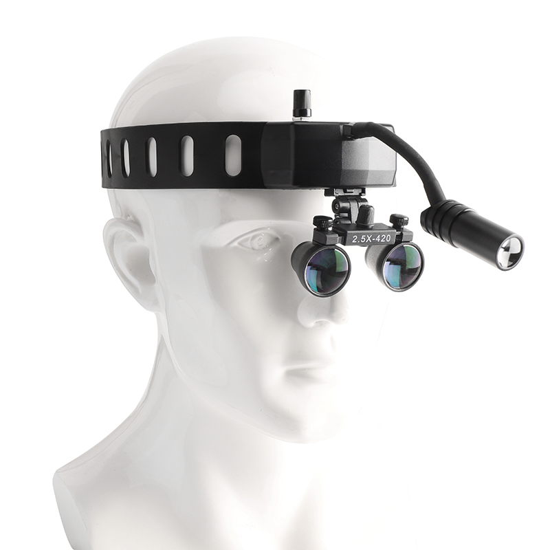 Loupe Glasses Type 5W LED Ligh - đánh giá và giá Led Medical Headlight