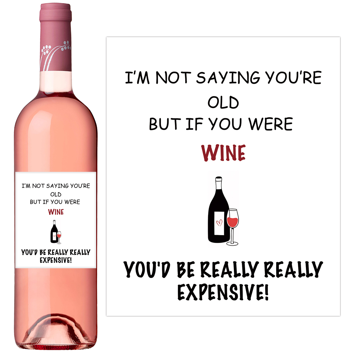 4pcs Funny Wine Bottle Label,  - đánh giá và giá Medical Label